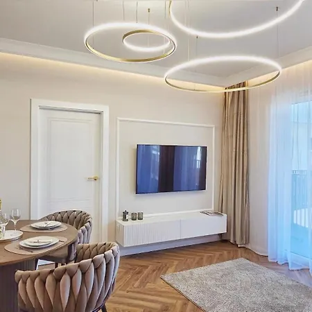 דירה Holidayhomepl Baltic Waves A422 Z Osobna Sypialnia I Balkonem, Gratis Basen, Sauna, Gym *