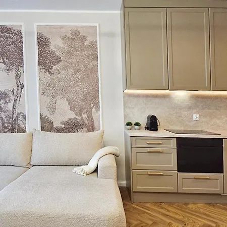 דירה Holidayhomepl Baltic Waves A422 Z Osobna Sypialnia I Balkonem, Gratis Basen, Sauna, Gym *