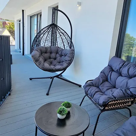 דירה Holidayhomepl Baltic Waves A422 Z Osobna Sypialnia I Balkonem, Gratis Basen, Sauna, Gym