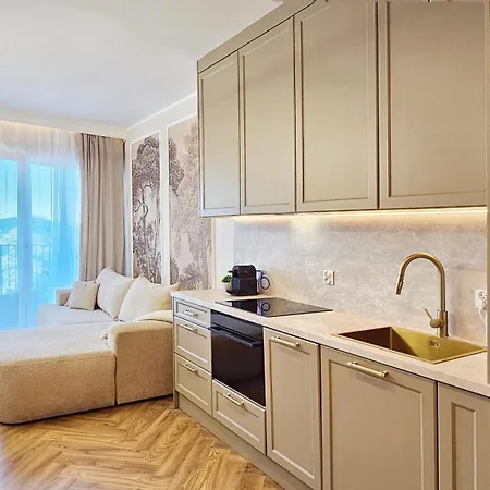 דירה Holidayhomepl Baltic Waves A422 Z Osobna Sypialnia I Balkonem, Gratis Basen, Sauna, Gym מידזיזדרויה