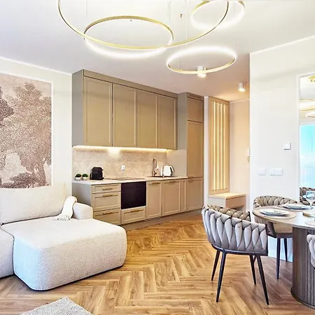 דירה Holidayhomepl Baltic Waves A422 Z Osobna Sypialnia I Balkonem, Gratis Basen, Sauna, Gym מידזיזדרויה