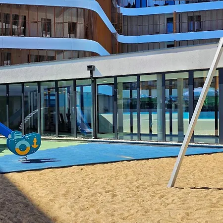 Holidayhomepl Baltic Waves A422 Z Osobna Sypialnia I Balkonem, Gratis Basen, Sauna, Gym דירה