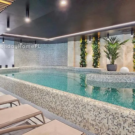 דירה Holidayhomepl Baltic Waves A422 Z Osobna Sypialnia I Balkonem, Gratis Basen, Sauna, Gym
